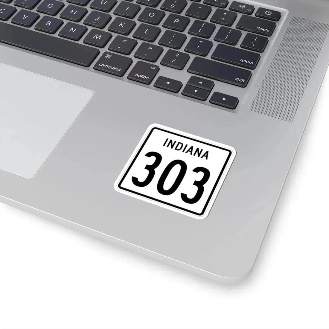 Indiana 303 1955 (Indiana) (Road Sign) STICKER Vinyl Kiss-Cut Decal - The Sticker Space