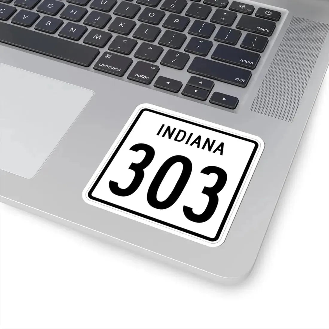Indiana 303 1955 (Indiana) (Road Sign) STICKER Vinyl Kiss-Cut Decal - The Sticker Space