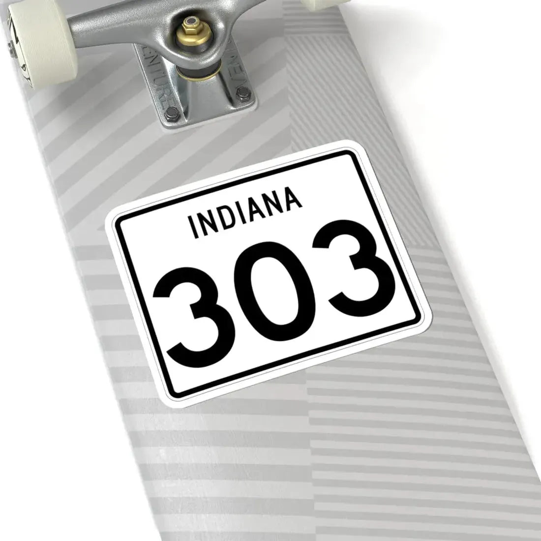 Indiana 303 (Indiana) (Road Sign) STICKER Vinyl Kiss-Cut Decal - The Sticker Space