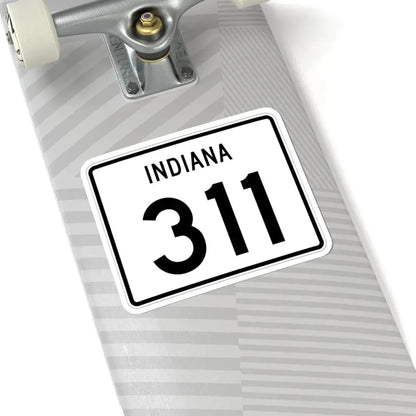 Indiana 311 (Indiana) (Road Sign) STICKER Vinyl Kiss-Cut Decal - The Sticker Space