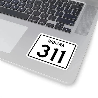 Indiana 311 (Indiana) (Road Sign) STICKER Vinyl Kiss-Cut Decal - The Sticker Space
