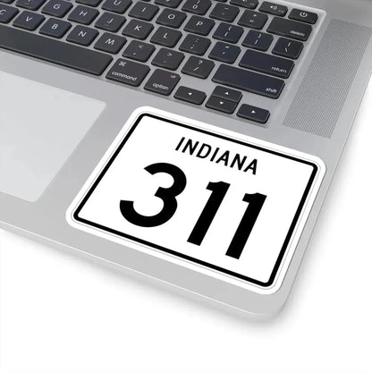 Indiana 311 (Indiana) (Road Sign) STICKER Vinyl Kiss-Cut Decal - The Sticker Space