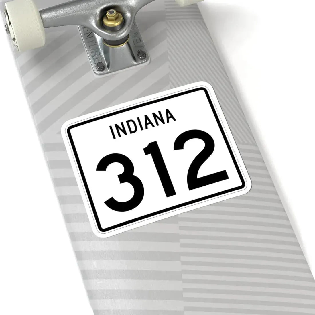 Indiana 312 (Indiana) (Road Sign) STICKER Vinyl Kiss-Cut Decal - The Sticker Space