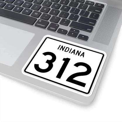 Indiana 312 (Indiana) (Road Sign) STICKER Vinyl Kiss-Cut Decal - The Sticker Space
