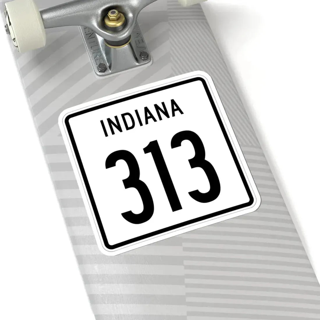 Indiana 313 1955 (Indiana) (Road Sign) STICKER Vinyl Kiss-Cut Decal - The Sticker Space