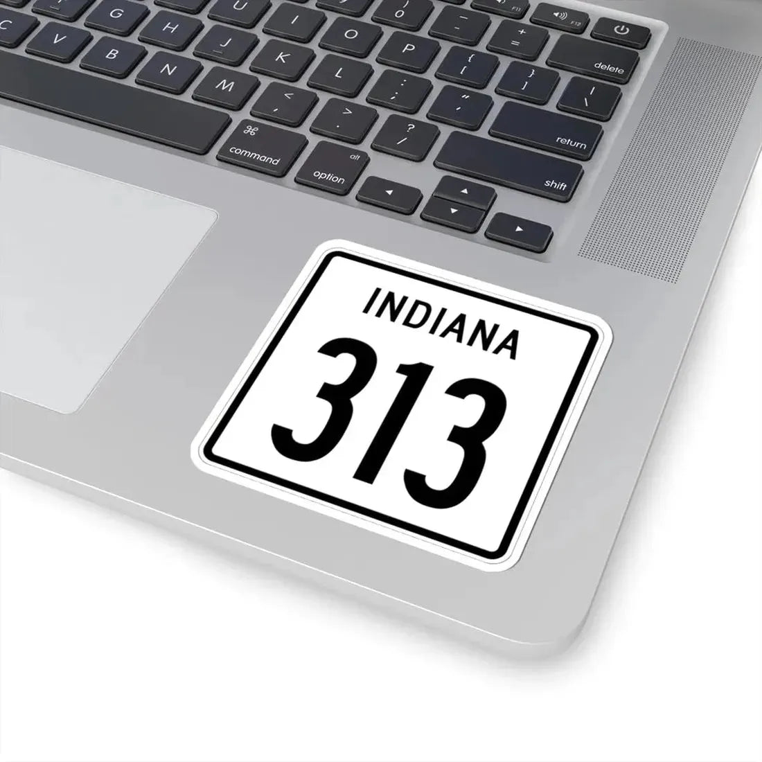 Indiana 313 1955 (Indiana) (Road Sign) STICKER Vinyl Kiss-Cut Decal - The Sticker Space