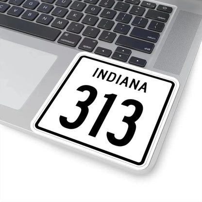 Indiana 313 1955 (Indiana) (Road Sign) STICKER Vinyl Kiss-Cut Decal - The Sticker Space