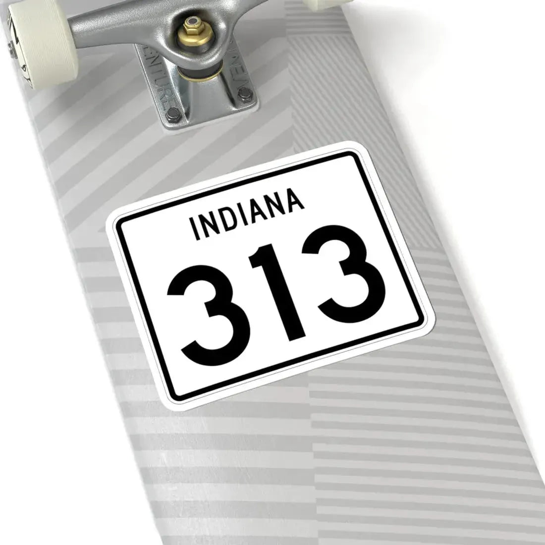 Indiana 313 (Indiana) (Road Sign) STICKER Vinyl Kiss-Cut Decal - The Sticker Space