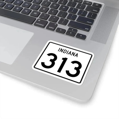 Indiana 313 (Indiana) (Road Sign) STICKER Vinyl Kiss-Cut Decal - The Sticker Space