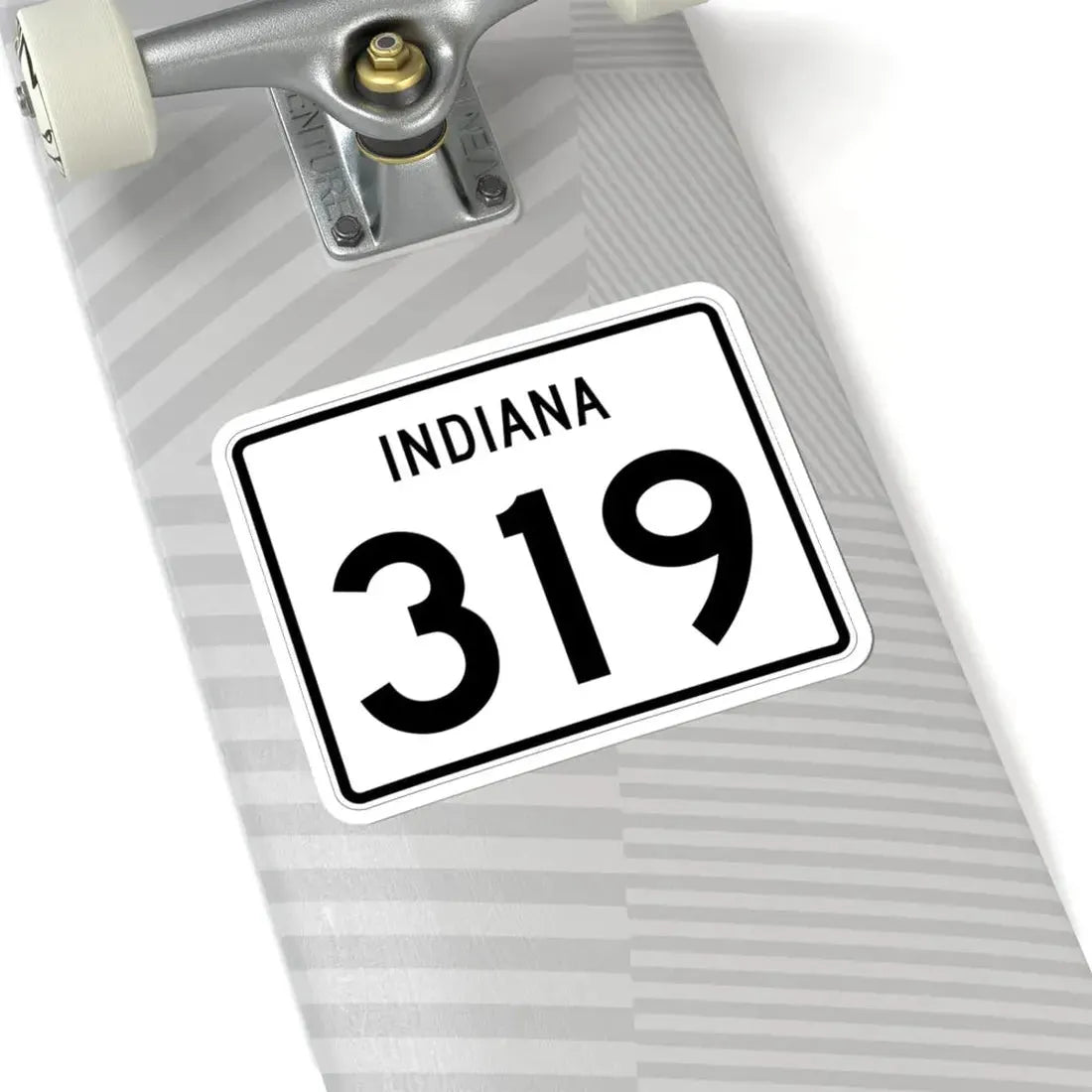 Indiana 319 (Indiana) (Road Sign) STICKER Vinyl Kiss-Cut Decal - The Sticker Space
