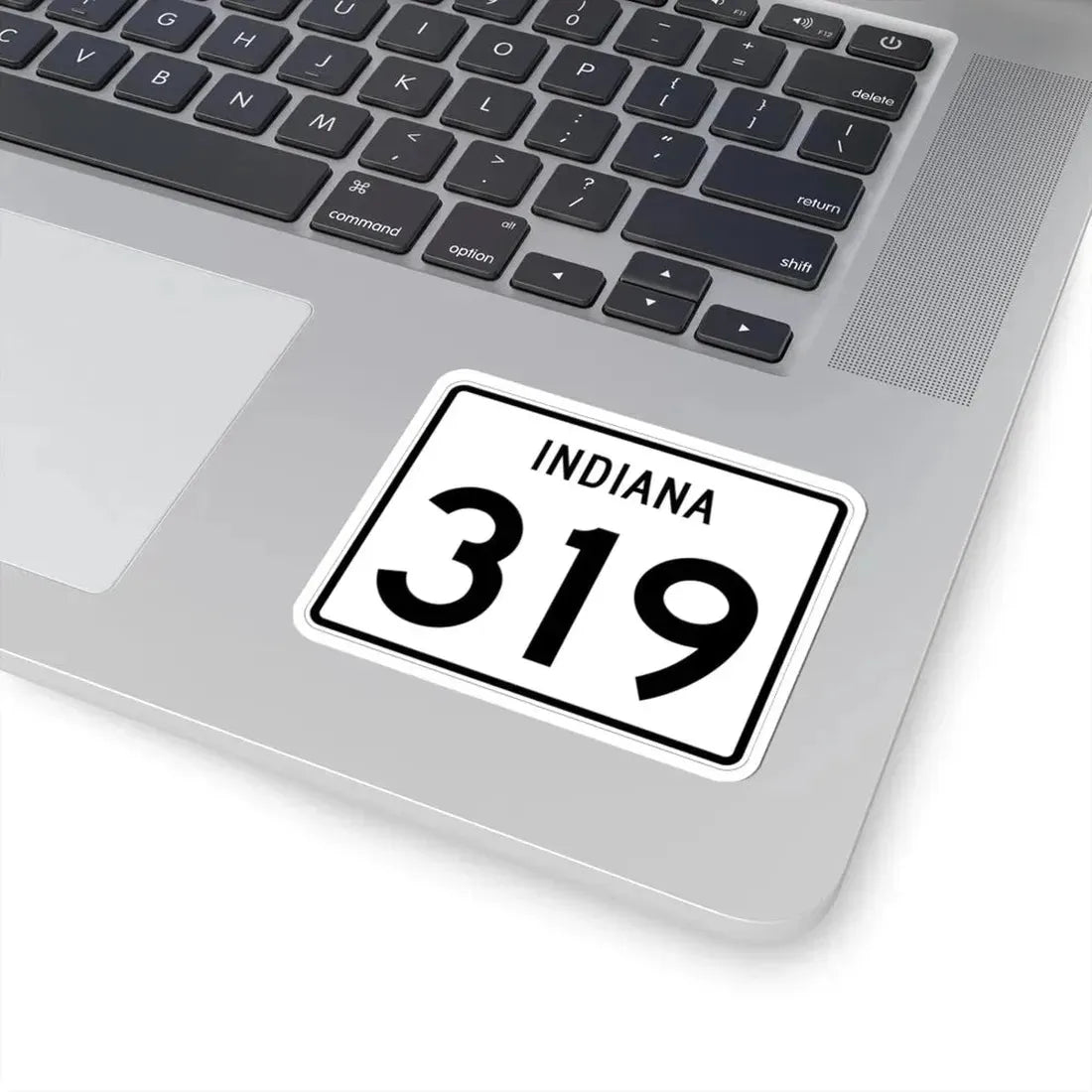Indiana 319 (Indiana) (Road Sign) STICKER Vinyl Kiss-Cut Decal - The Sticker Space