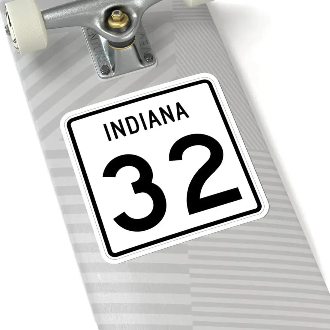 Indiana 32 (Indiana) (Road Sign) STICKER Vinyl Kiss-Cut Decal - The Sticker Space