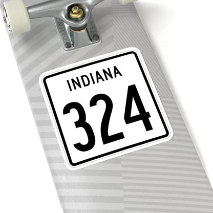 Indiana 324 1955 (Indiana) (Road Sign) STICKER Vinyl Kiss-Cut Decal - The Sticker Space