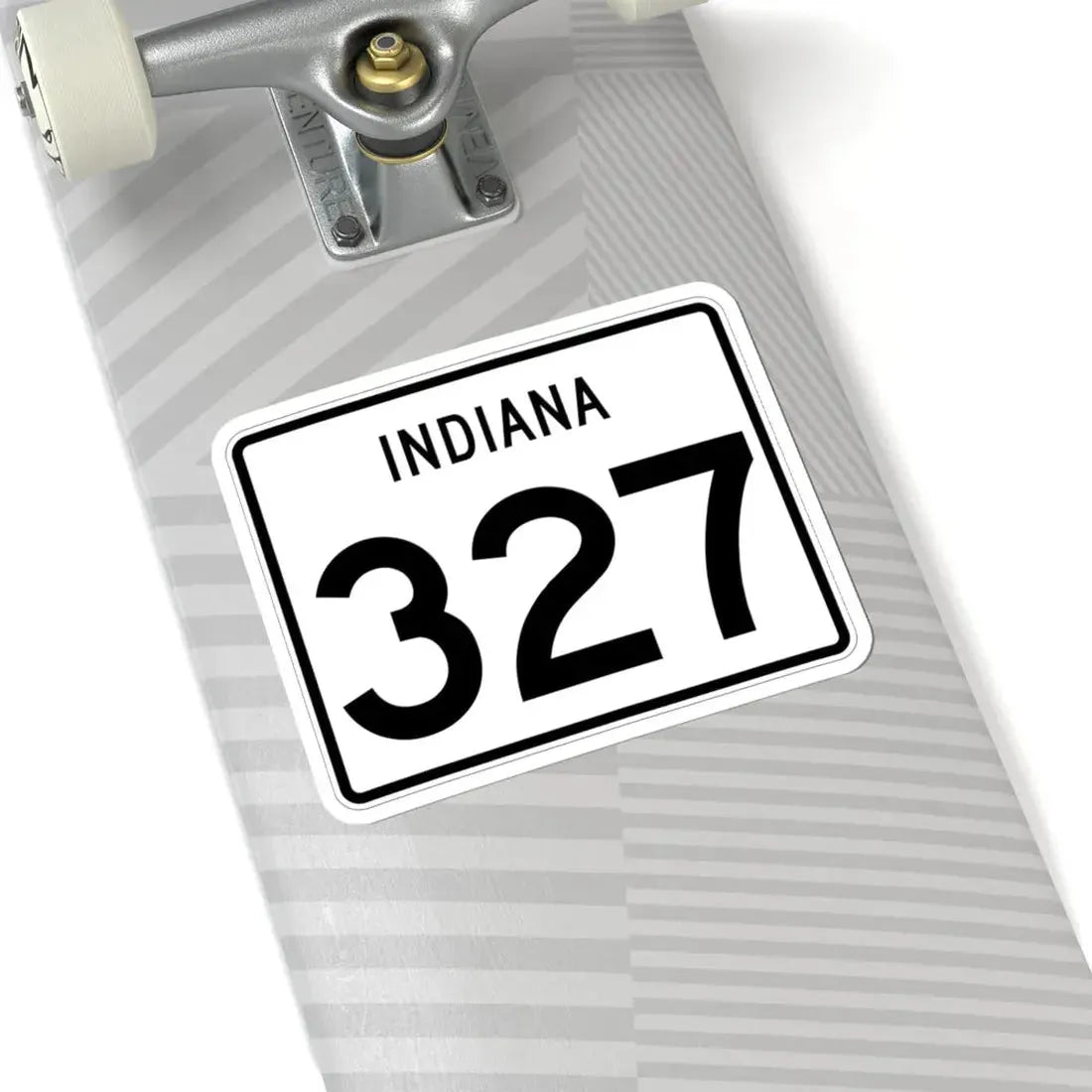 Indiana 327 (Indiana) (Road Sign) STICKER Vinyl Kiss-Cut Decal - The Sticker Space