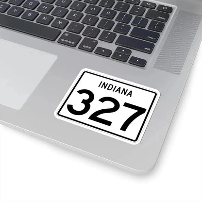 Indiana 327 (Indiana) (Road Sign) STICKER Vinyl Kiss-Cut Decal - The Sticker Space