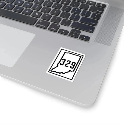 Indiana 329 1926 (Indiana) (Road Sign) STICKER Vinyl Kiss-Cut Decal - The Sticker Space