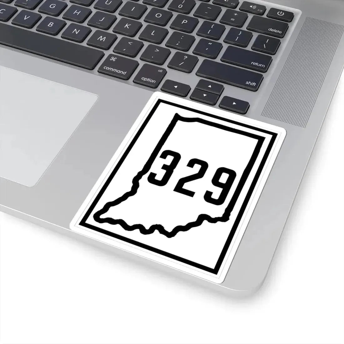 Indiana 329 1926 (Indiana) (Road Sign) STICKER Vinyl Kiss-Cut Decal - The Sticker Space