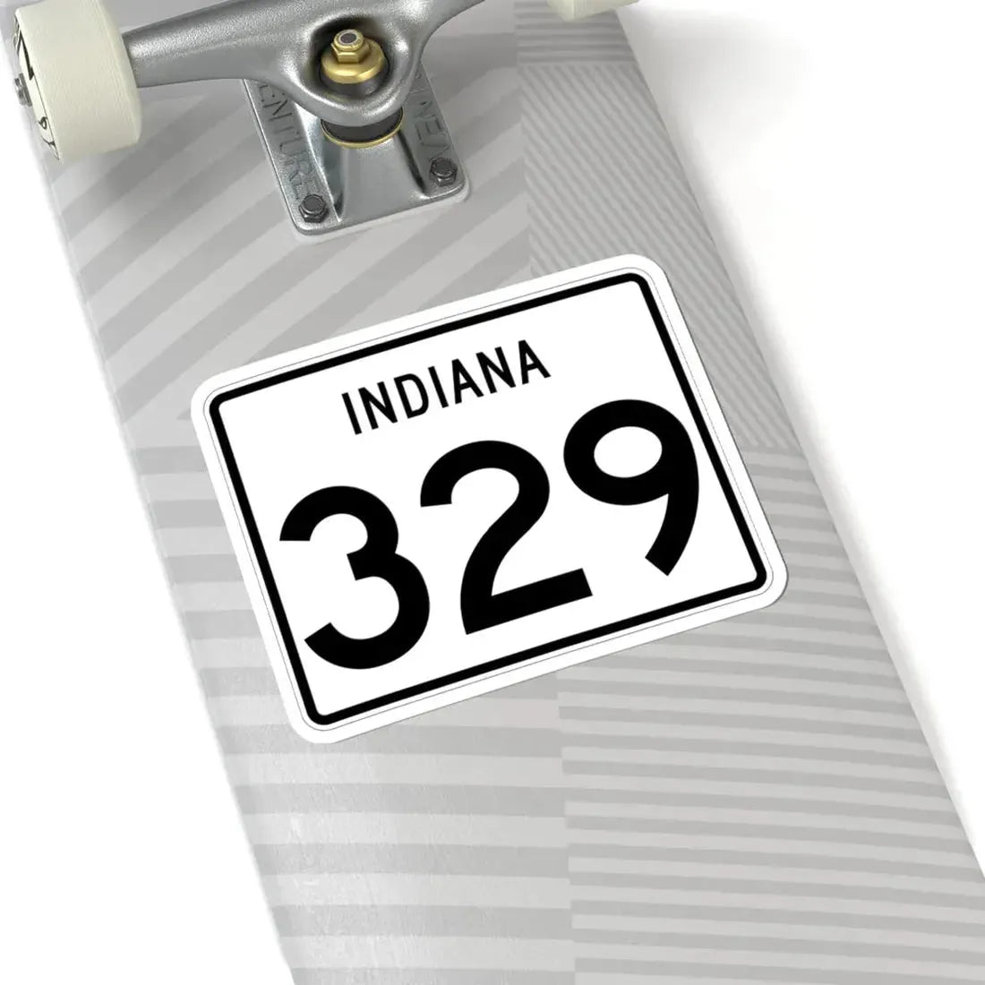 Indiana 329 (Indiana) (Road Sign) STICKER Vinyl Kiss-Cut Decal - The Sticker Space