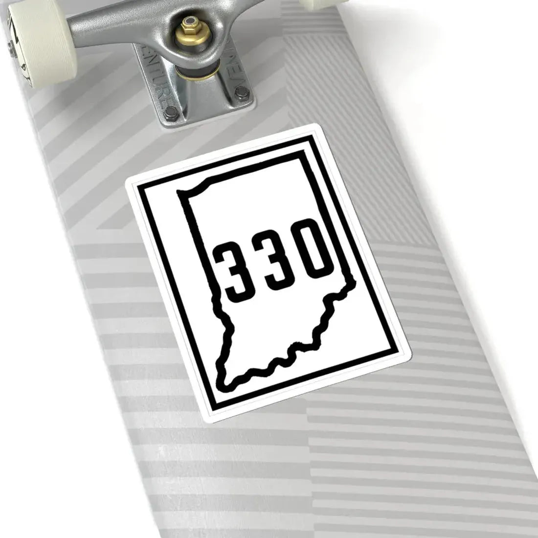 Indiana 330 1926 (Indiana) (Road Sign) STICKER Vinyl Kiss-Cut Decal - The Sticker Space