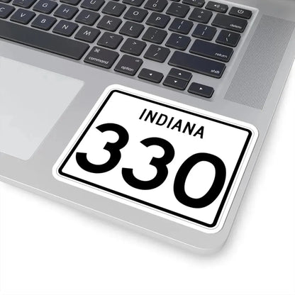 Indiana 330 (Indiana) (Road Sign) STICKER Vinyl Kiss-Cut Decal - The Sticker Space