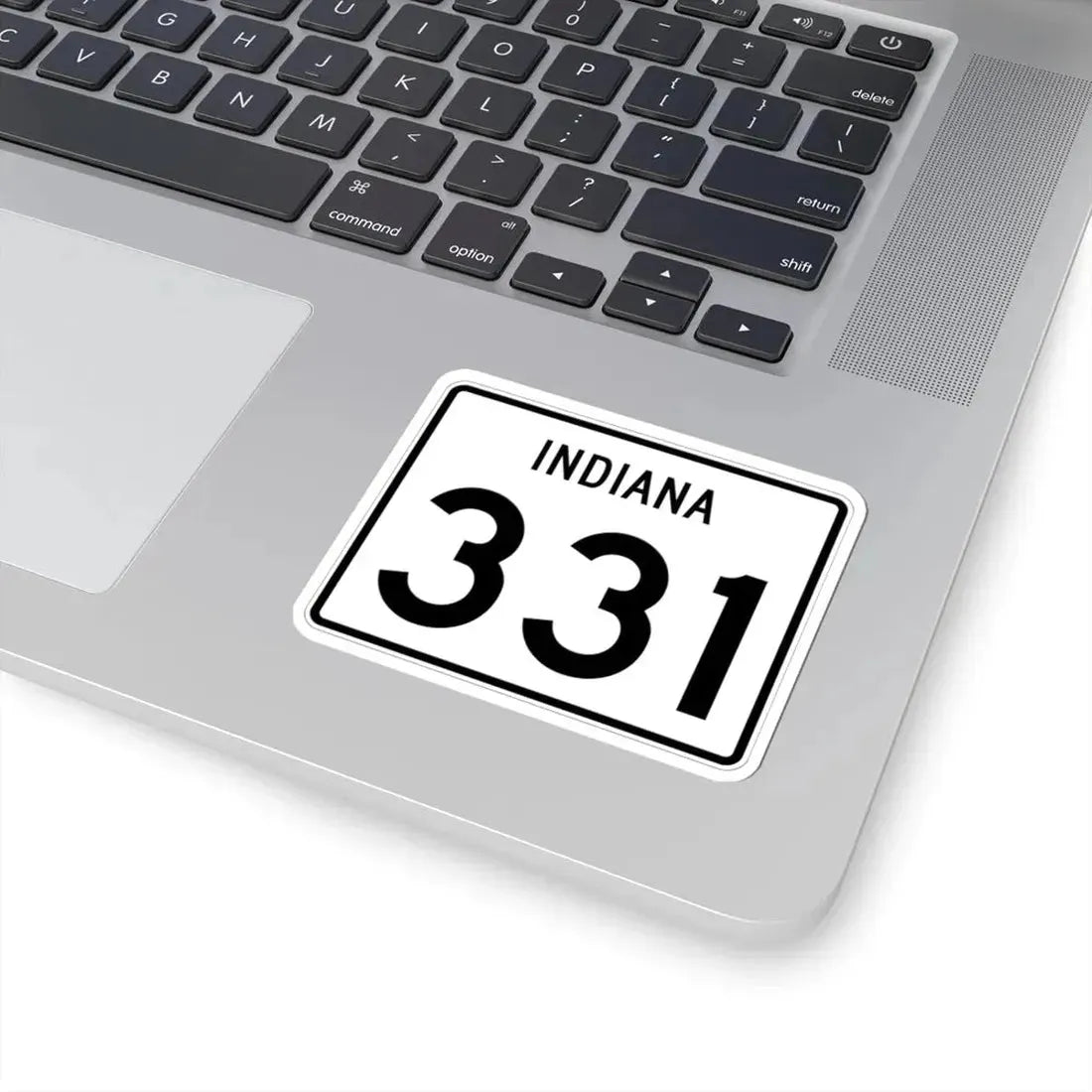 Indiana 331 (Indiana) (Road Sign) STICKER Vinyl Kiss-Cut Decal - The Sticker Space