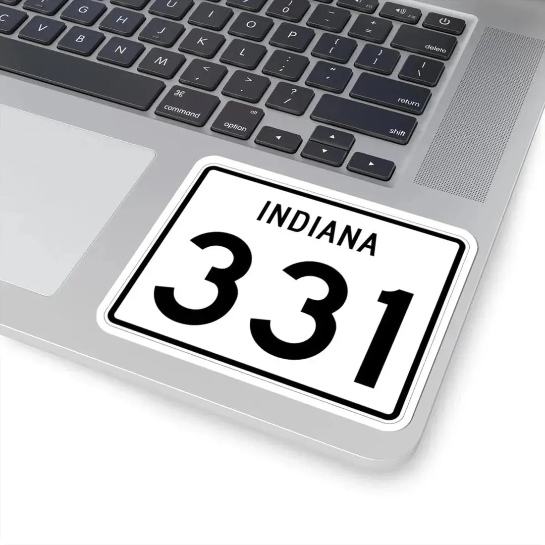 Indiana 331 (Indiana) (Road Sign) STICKER Vinyl Kiss-Cut Decal - The Sticker Space