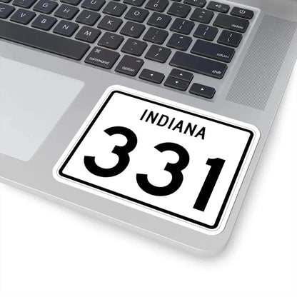 Indiana 331 (Indiana) (Road Sign) STICKER Vinyl Kiss-Cut Decal - The Sticker Space