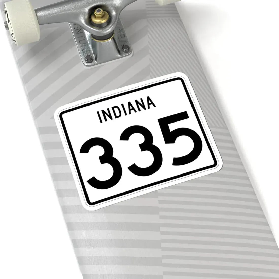 Indiana 335 (Indiana) (Road Sign) STICKER Vinyl Kiss-Cut Decal - The Sticker Space