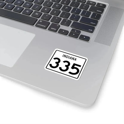 Indiana 335 (Indiana) (Road Sign) STICKER Vinyl Kiss-Cut Decal - The Sticker Space
