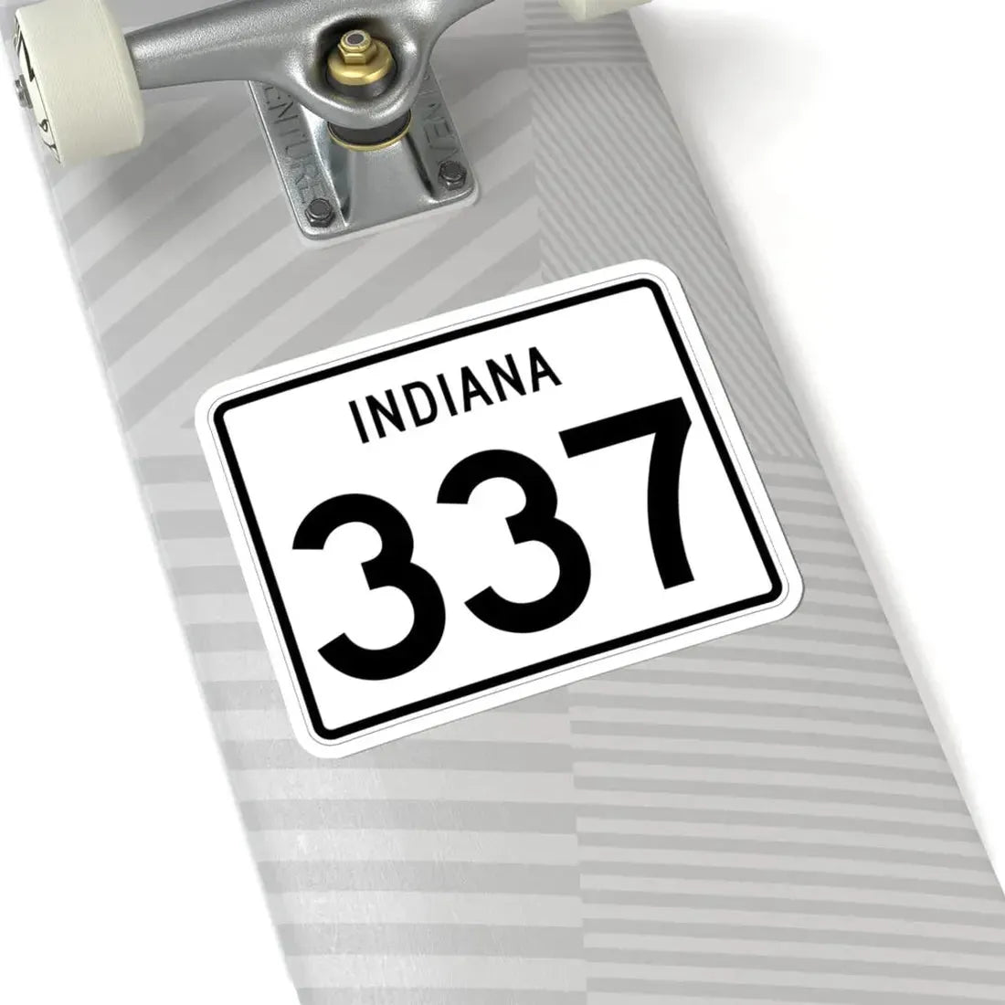 Indiana 337 (Indiana) (Road Sign) STICKER Vinyl Kiss-Cut Decal - The Sticker Space