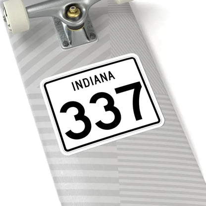 Indiana 337 (Indiana) (Road Sign) STICKER Vinyl Kiss-Cut Decal - The Sticker Space