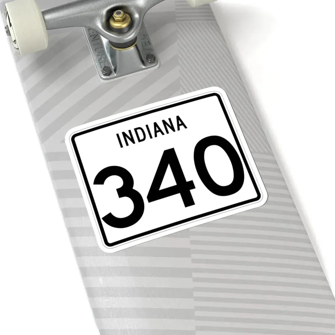 Indiana 340 (Indiana) (Road Sign) STICKER Vinyl Kiss-Cut Decal - The Sticker Space