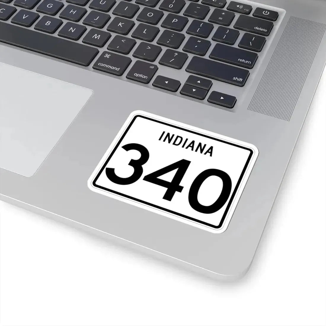 Indiana 340 (Indiana) (Road Sign) STICKER Vinyl Kiss-Cut Decal - The Sticker Space