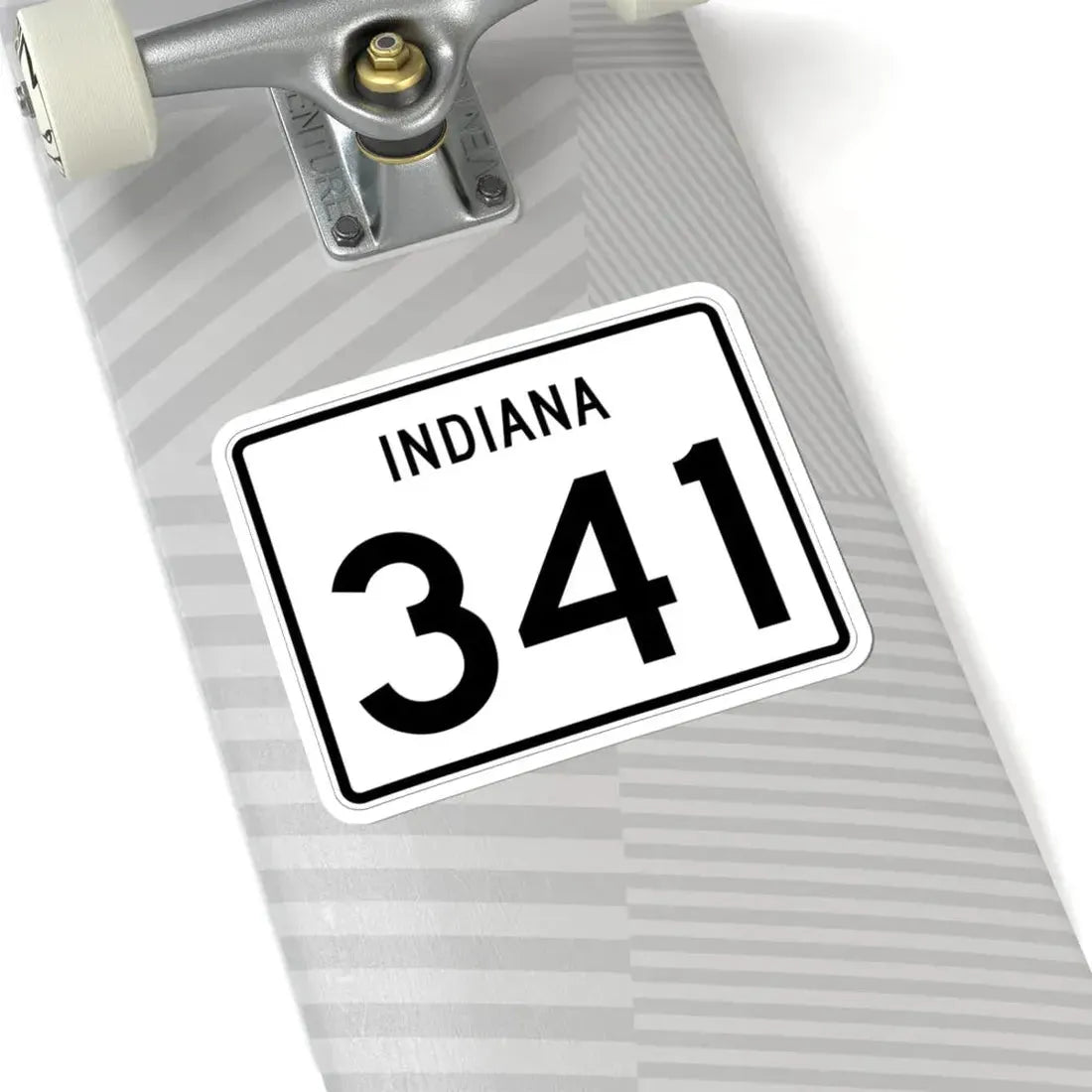 Indiana 341 (Indiana) (Road Sign) STICKER Vinyl Kiss-Cut Decal - The Sticker Space
