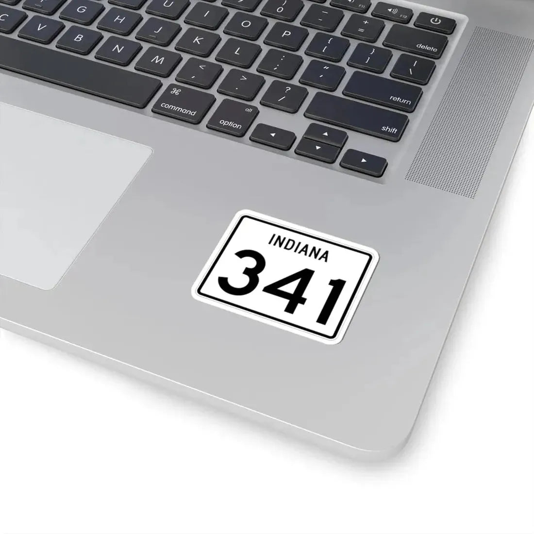 Indiana 341 (Indiana) (Road Sign) STICKER Vinyl Kiss-Cut Decal - The Sticker Space