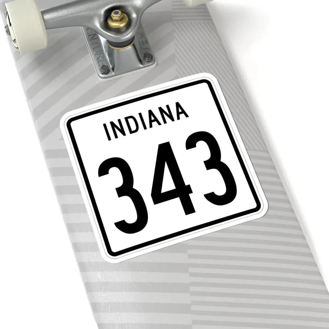 Indiana 343 1955 (Indiana) (Road Sign) STICKER Vinyl Kiss-Cut Decal - The Sticker Space