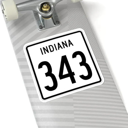 Indiana 343 1955 (Indiana) (Road Sign) STICKER Vinyl Kiss-Cut Decal - The Sticker Space