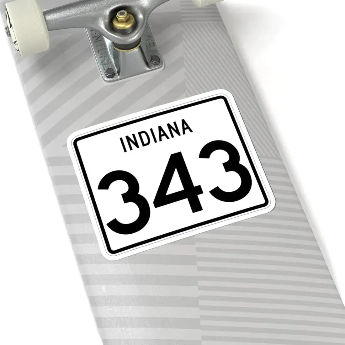 Indiana 343 (Indiana) (Road Sign) STICKER Vinyl Kiss-Cut Decal - The Sticker Space
