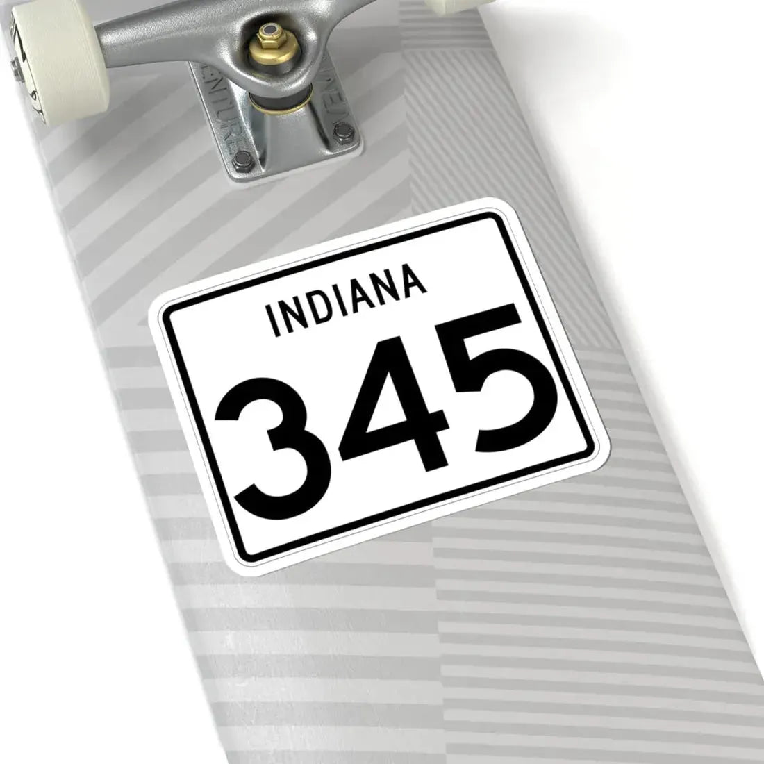 Indiana 345 (Indiana) (Road Sign) STICKER Vinyl Kiss-Cut Decal - The Sticker Space