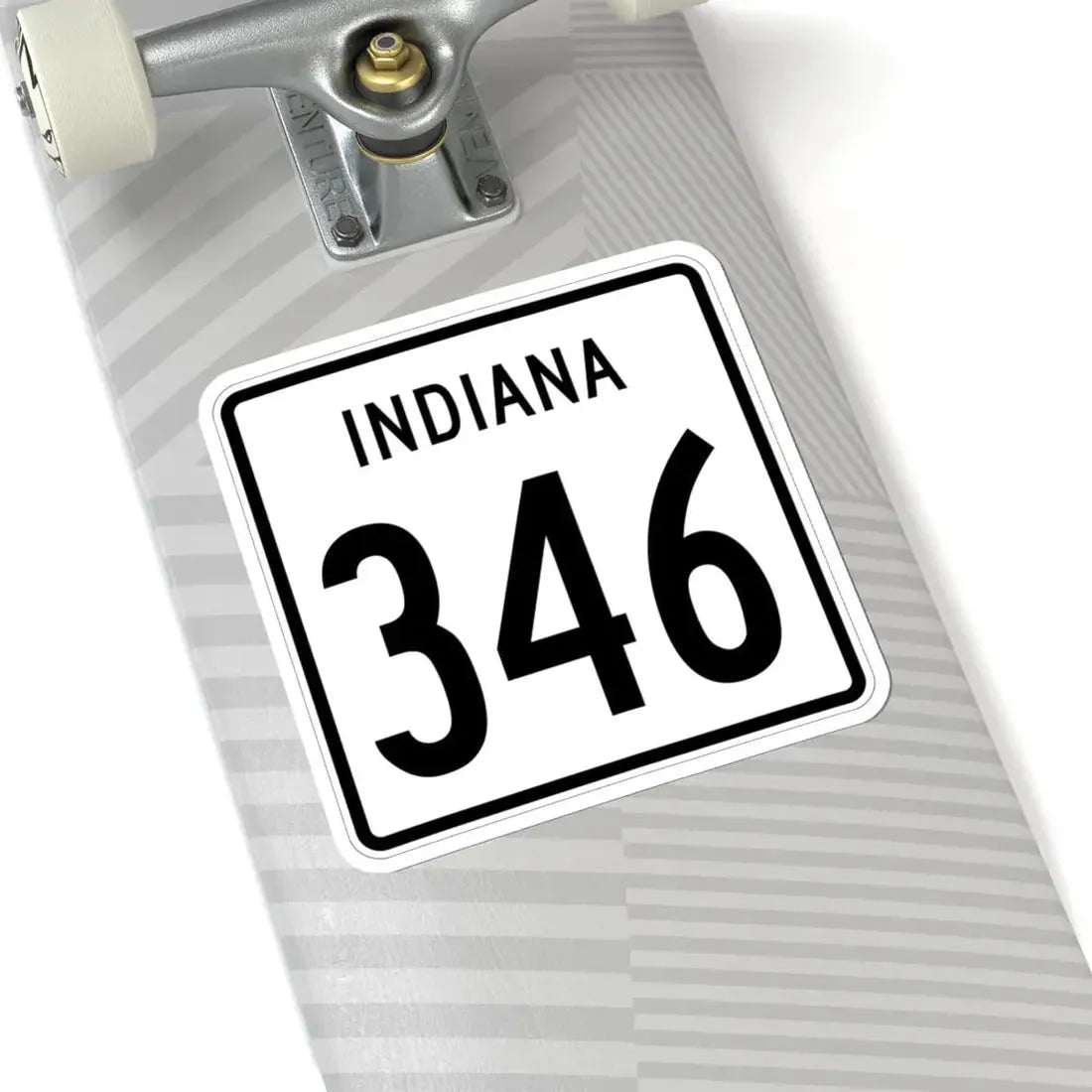 Indiana 346 1955 (Indiana) (Road Sign) STICKER Vinyl Kiss-Cut Decal - The Sticker Space