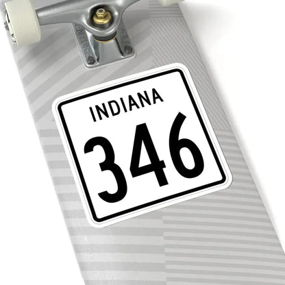 Indiana 346 1955 (Indiana) (Road Sign) STICKER Vinyl Kiss-Cut Decal - The Sticker Space