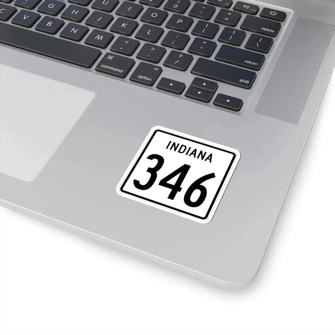 Indiana 346 1955 (Indiana) (Road Sign) STICKER Vinyl Kiss-Cut Decal - The Sticker Space