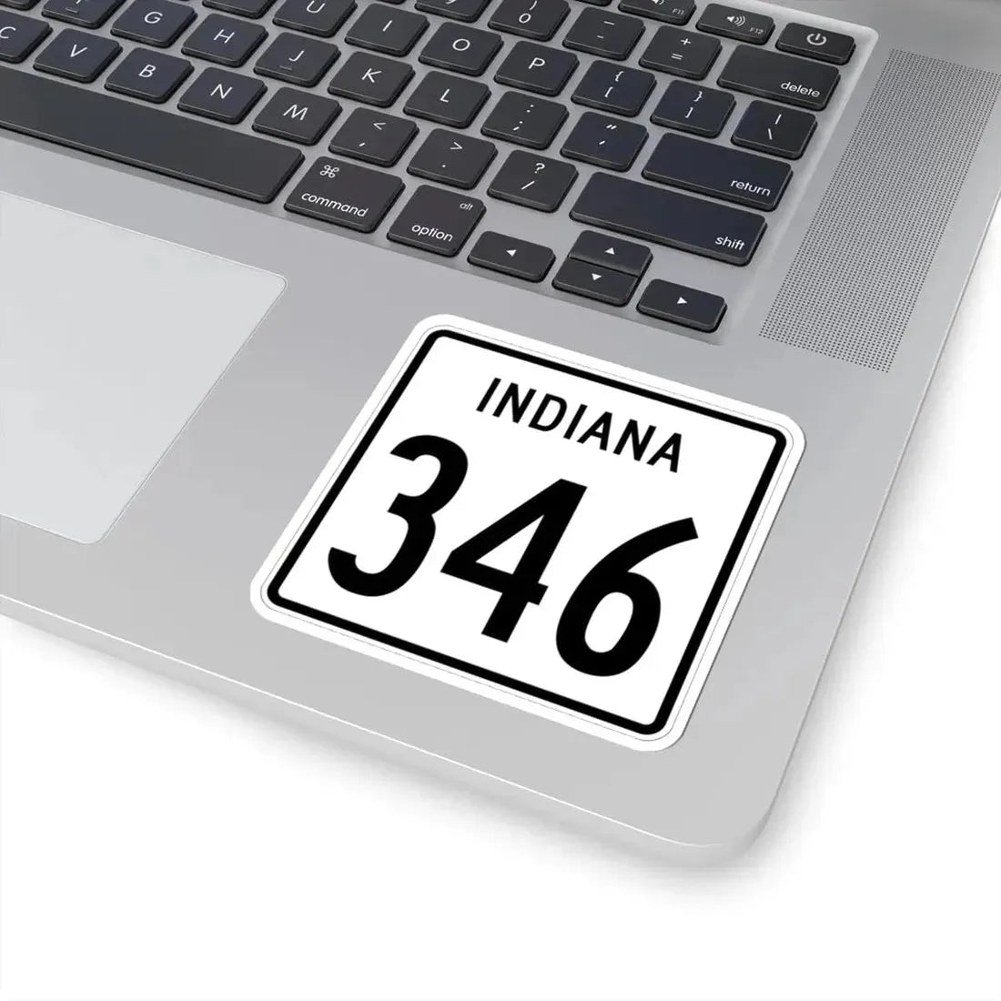 Indiana 346 1955 (Indiana) (Road Sign) STICKER Vinyl Kiss-Cut Decal - The Sticker Space