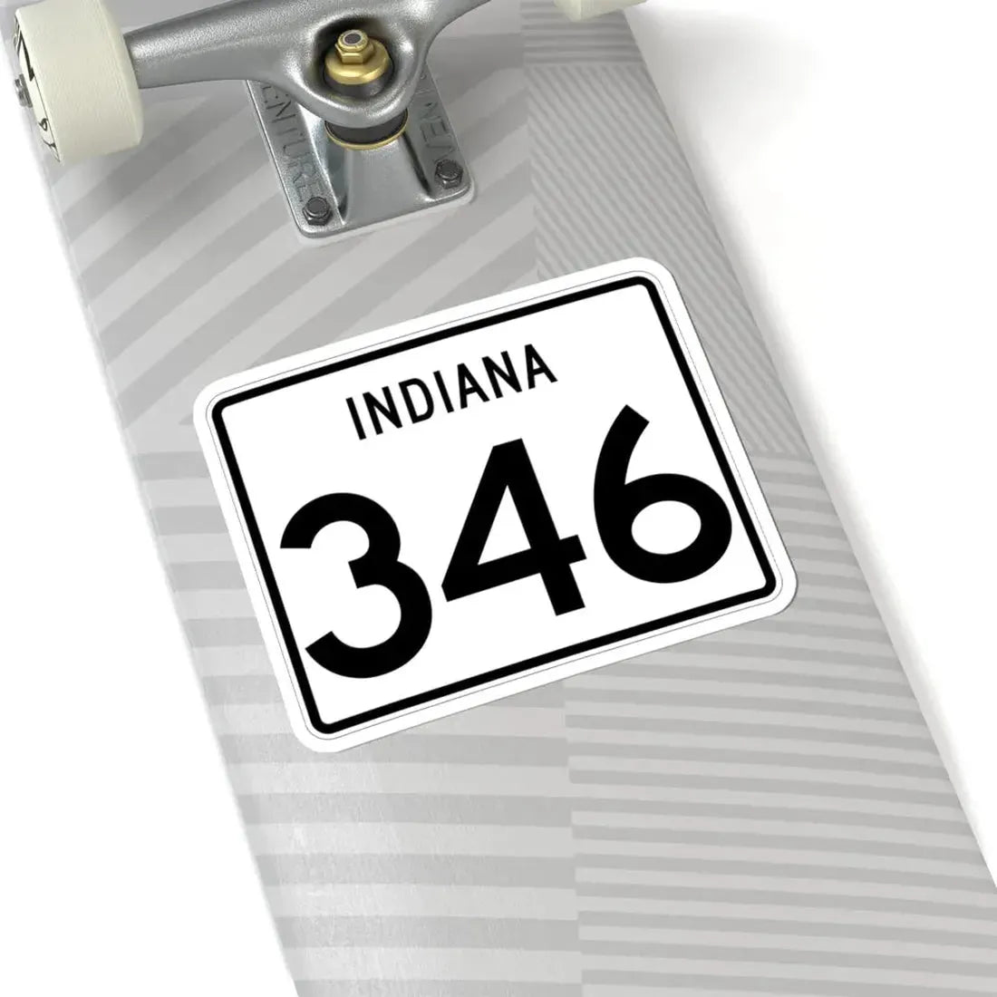 Indiana 346 (Indiana) (Road Sign) STICKER Vinyl Kiss-Cut Decal - The Sticker Space