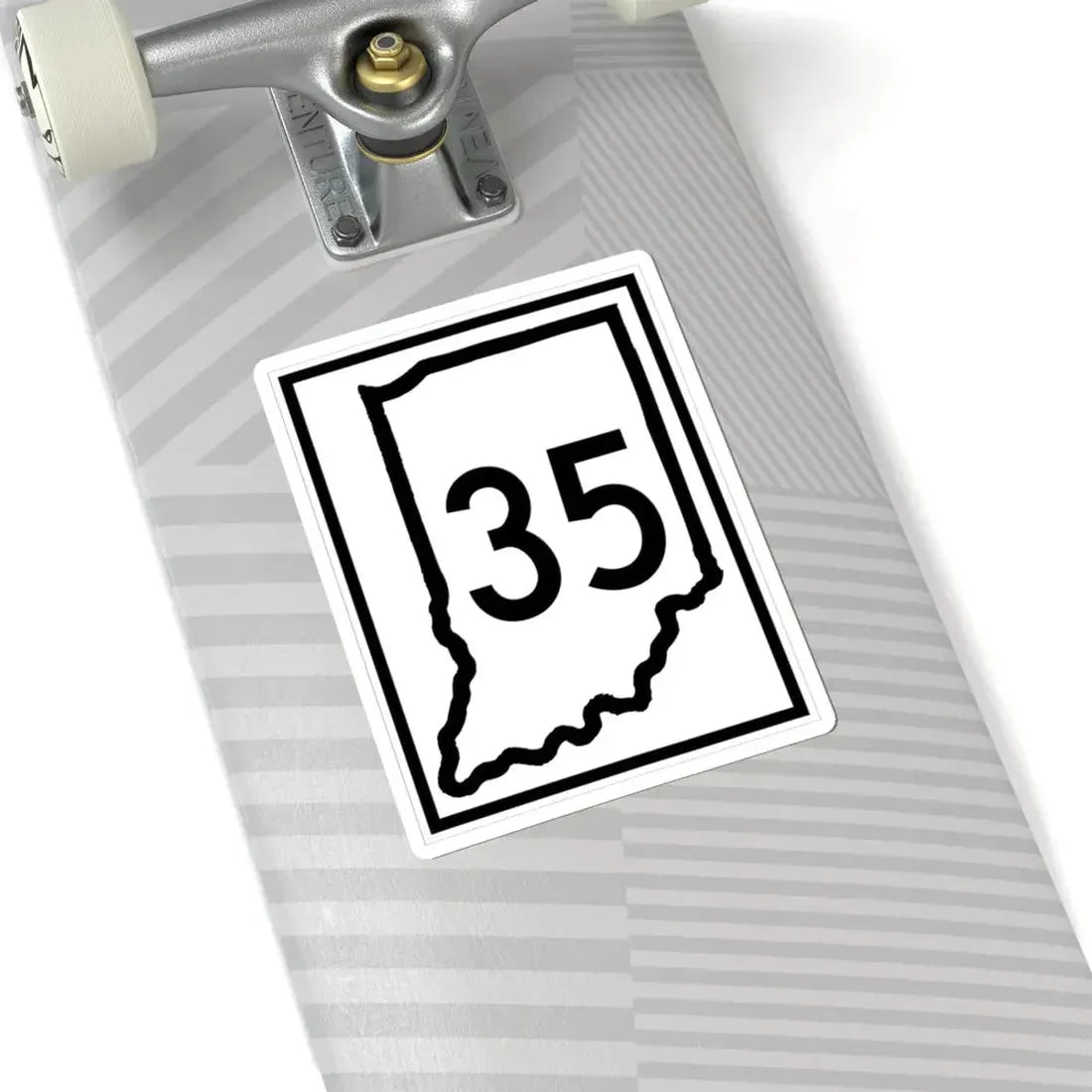 Indiana 35 (Indiana) (Road Sign) STICKER Vinyl Kiss-Cut Decal - The Sticker Space