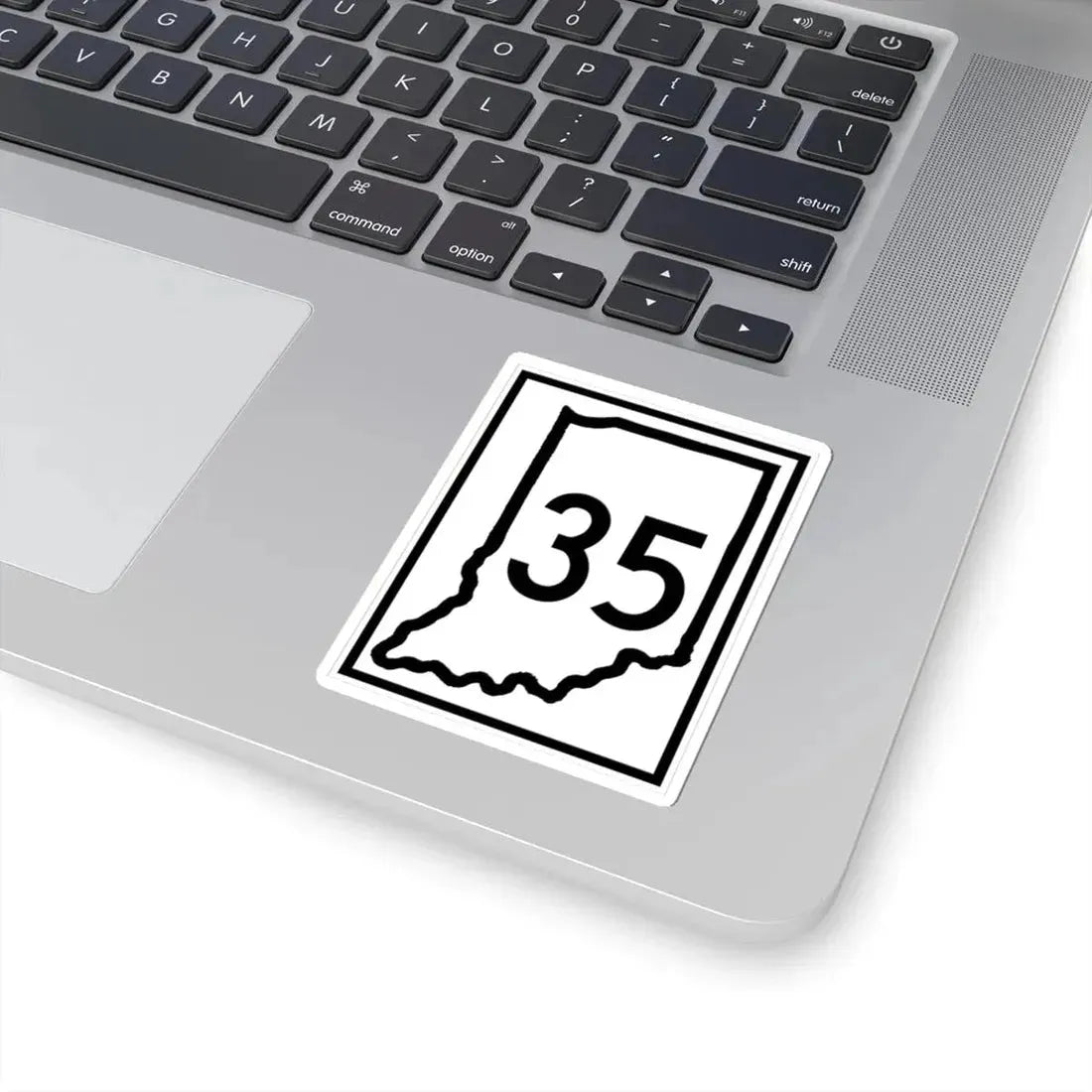 Indiana 35 (Indiana) (Road Sign) STICKER Vinyl Kiss-Cut Decal - The Sticker Space