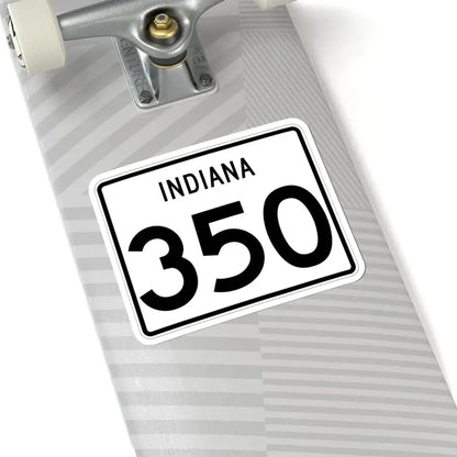 Indiana 350 (Indiana) (Road Sign) STICKER Vinyl Kiss-Cut Decal - The Sticker Space