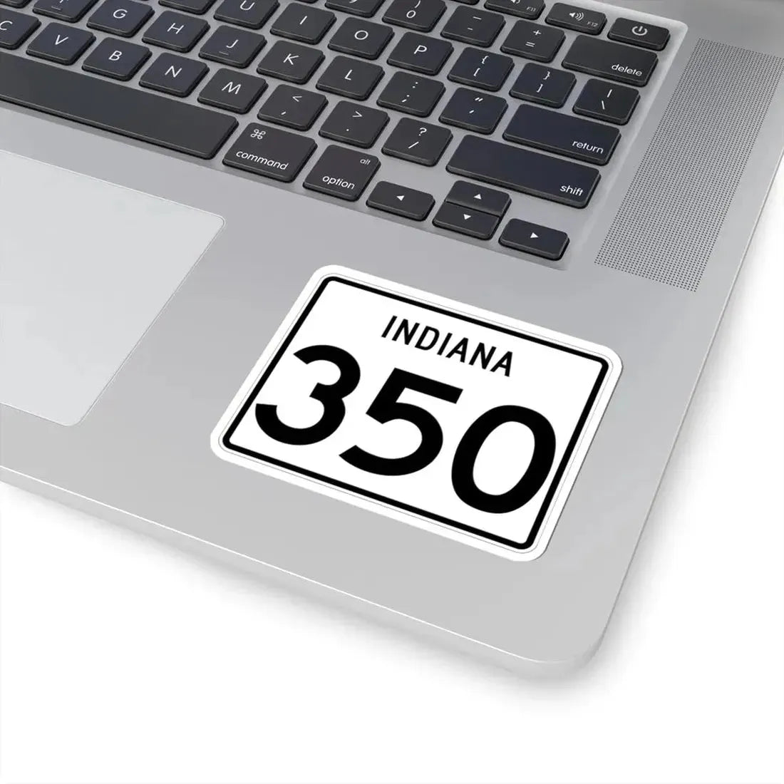 Indiana 350 (Indiana) (Road Sign) STICKER Vinyl Kiss-Cut Decal - The Sticker Space