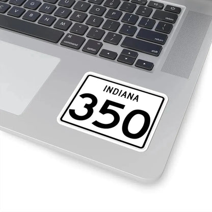 Indiana 350 (Indiana) (Road Sign) STICKER Vinyl Kiss-Cut Decal - The Sticker Space