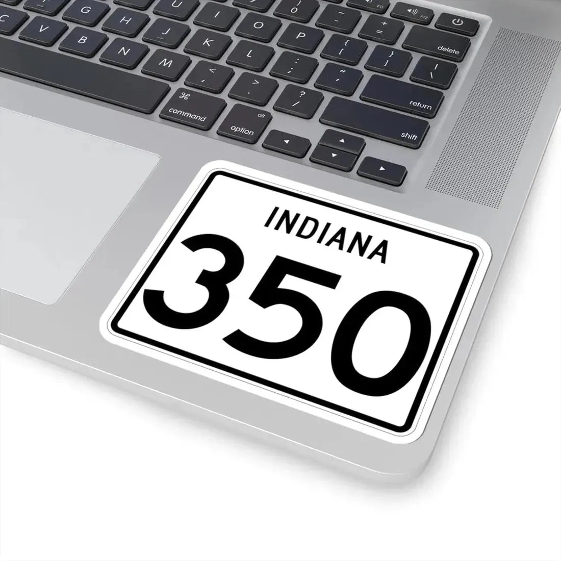 Indiana 350 (Indiana) (Road Sign) STICKER Vinyl Kiss-Cut Decal - The Sticker Space